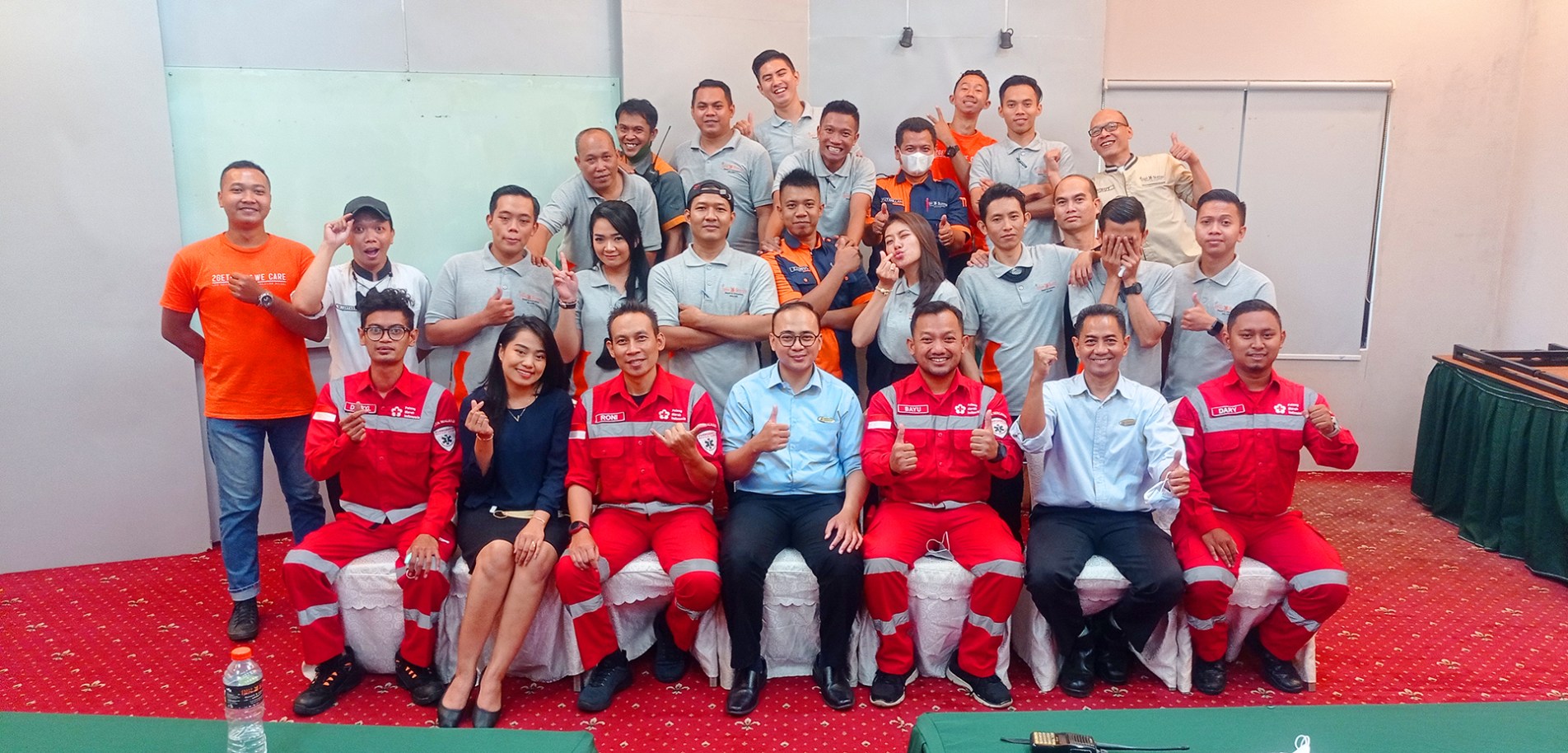 first aid pelatihan diklat PMI PMR KSR relawan indramayu korps Red Cross Indonesia website